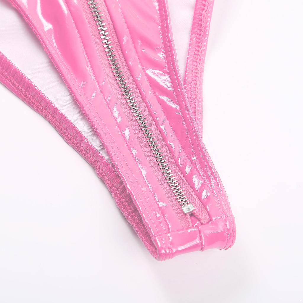 Women Latex Hot Pants Faux Leather Booty Shorts Underwear Lingerie Nightclub Panties Clubwear