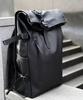 Rains Roll-Top Rucksack Large - Black
