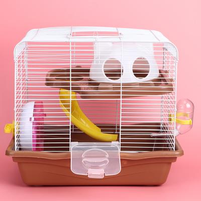 35x26.5x32cm Double Layer Luxury Quiet Running Wheel Hamster Cage Pet Supplies