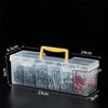Plastic Hardware Toolbox with 6 Storage Case Hardware Tool Organizer Tool Storage Box  Home Use
