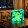Reindeer Squeeze Toy Glow-in-the-Dark Christmas Stress Cube, Santa Tree Snowflake Party Favors Relief Toy, Sensory for Adults Kids
