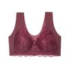 European Lace Front Buckle Plus Size Wireless Push-up Camisole Bra – Sexy Seamless with Beautiful Back Design