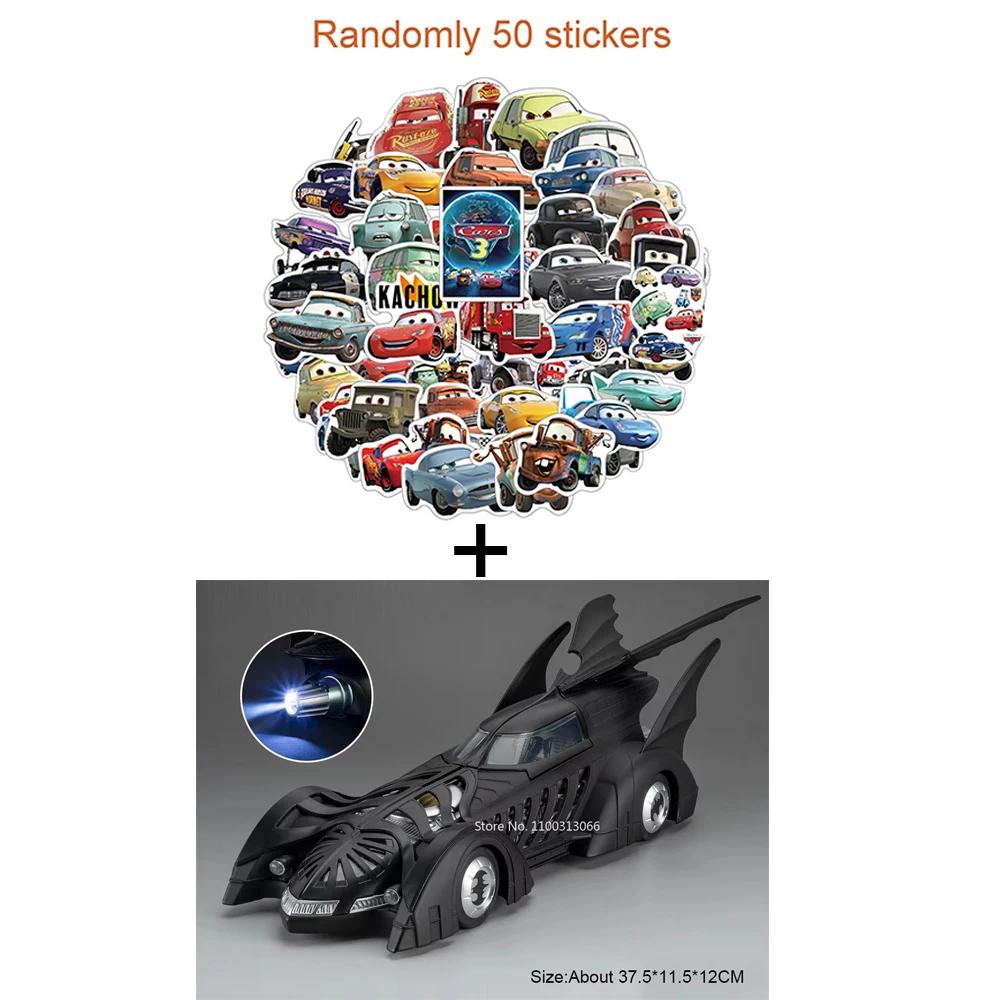 1:18 Alloy Batmobile 1995 Cars Diecast Toys Models with Spray Miniature Vehicles Doors Opened Light Music Car Boys Perfect Gifts