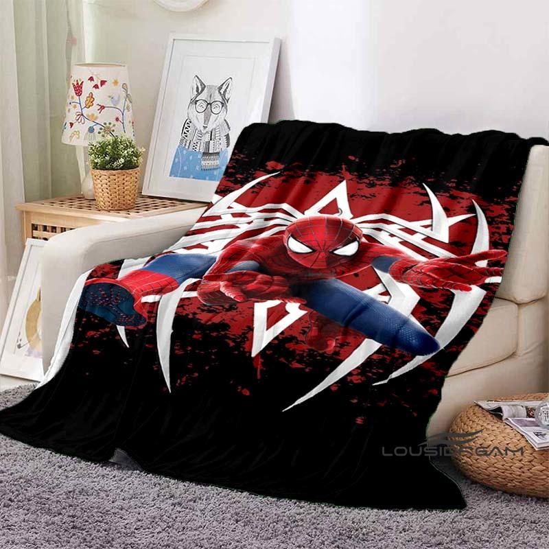 2026 New Cartoon Spider-Man Blanket - Soft, warm, perfect for naps, sofas, offices, beds, and camping - A gift choice for all se