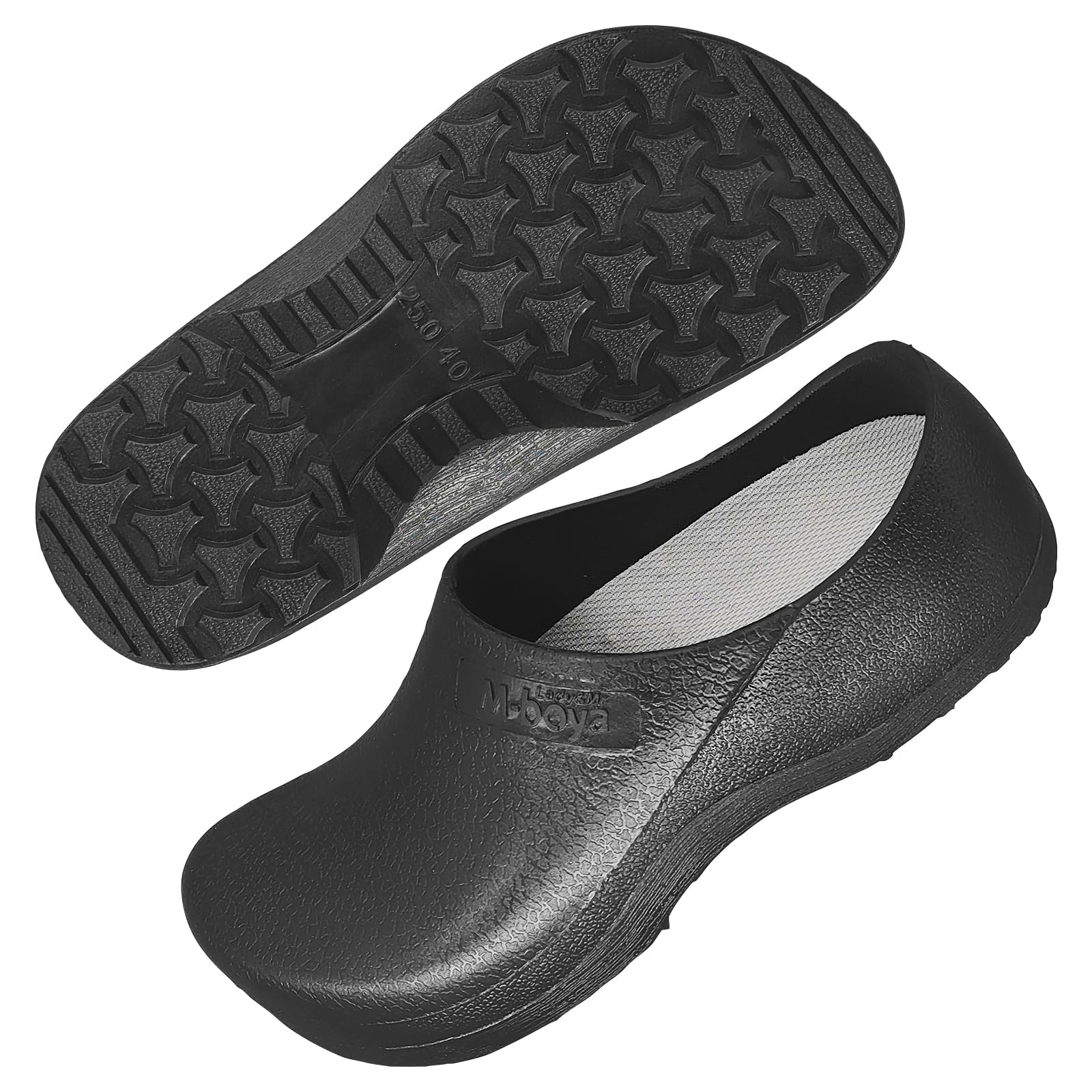 

Обувь шеф-повара Myton, Черная, Рабочая обувь для кухни и приготовления пищи, Нескользящая, Водонепроницаемая, Легкая, Нескользящая, для мужчин и женщин, BMS#076 (Черный, 43см, 26.5см)