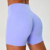 European and American Polished Tight Yoga Shorts Women's High Waist Hip Fitness Shorts Outdoor Running Quick-drying Sports Shorts