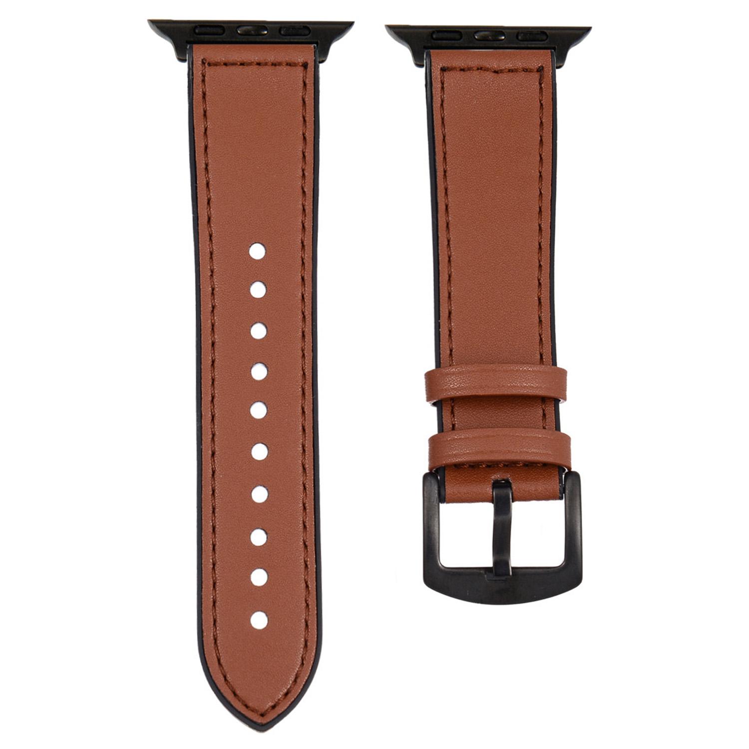 

Watch Strap for Apple Watch Series 10 42mm/9 8 7 41mm/SE (2023) SE (2022) SE 6 5 4 40mm/3 2 1 38mm Silicone Wrist Band Brown