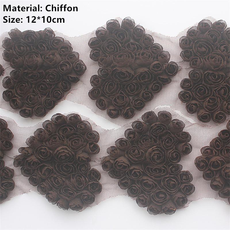 20 Stück Große Chiffon-Rosen-Herz-Aufnäher für DIY Baby Mädchen Kleidung Kleid Strampler Hemden Nähdekorationen Haarschleifen-Zubehör