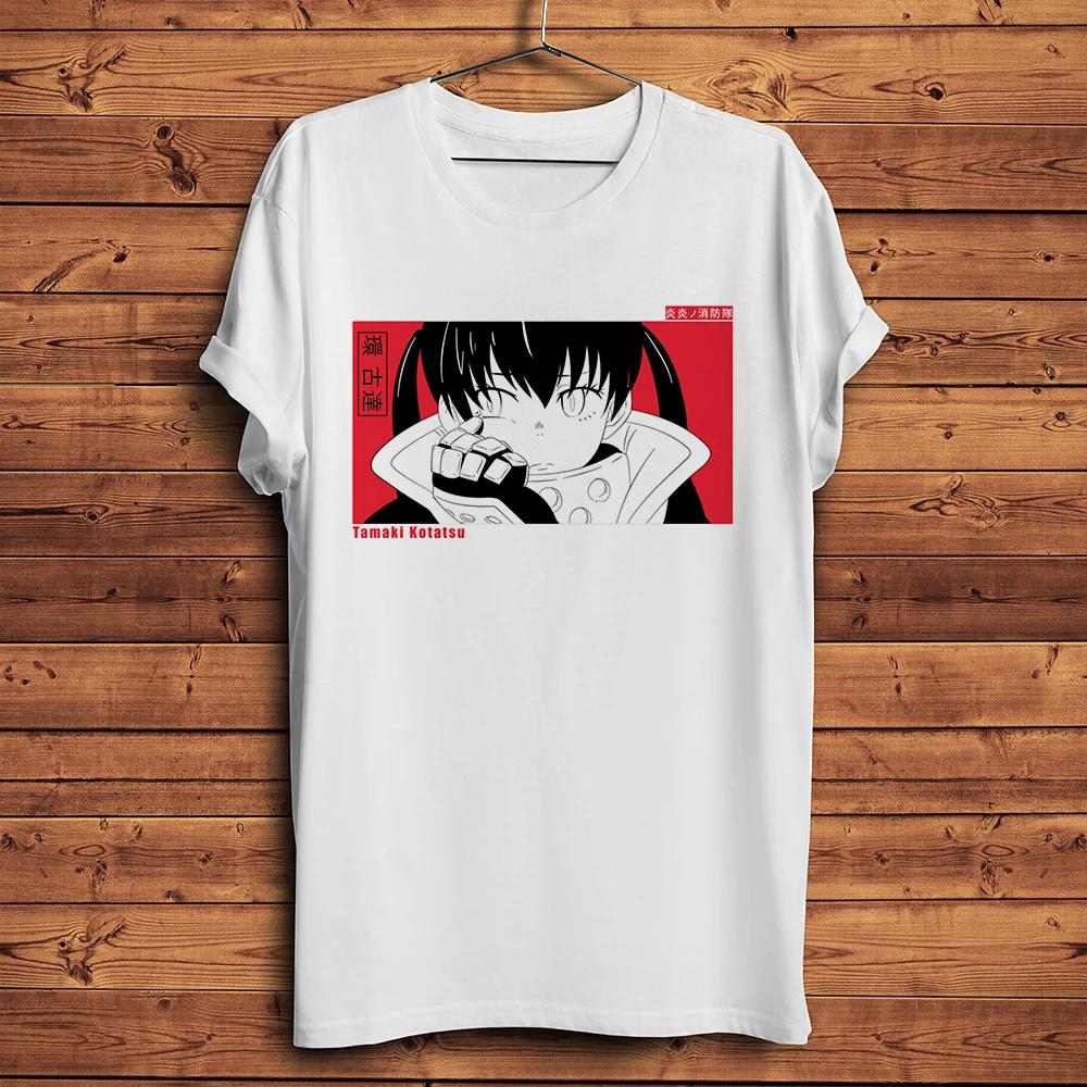 Kawaii Waifu Tamaki Kotatsu Fire Force Funny Anime TshirtUnisex White Casual T ShirtUnisex TeeOtaku Unisexga Streetwear Breathable