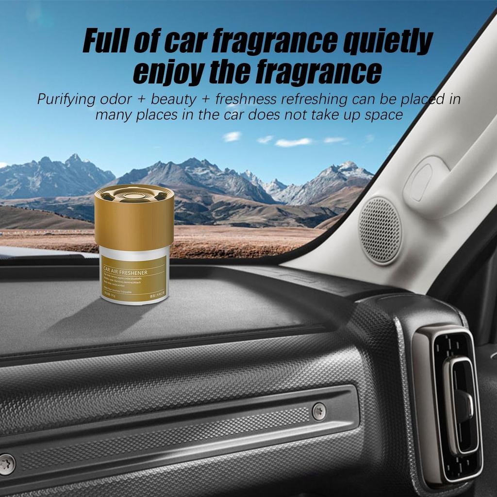 Car - Solid Car , Scent, Car Smell, Lasting Odor Eliminator for Gym, Home, Toilet, Closet, Garage