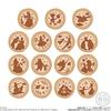 BANDAI Disney Characters Embroidered Can Badge Biscuits Box of 12 (Candy Toys) Biscuits