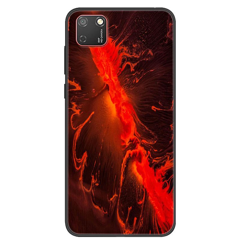 

For Huawei Y5P Case Black Bumper Silicone TPU Soft Phone Cover For Huawei Y5P 2020 DRA-LX9 Y5 P Case Cartoon Fundas Y 5P Huawei Y5P