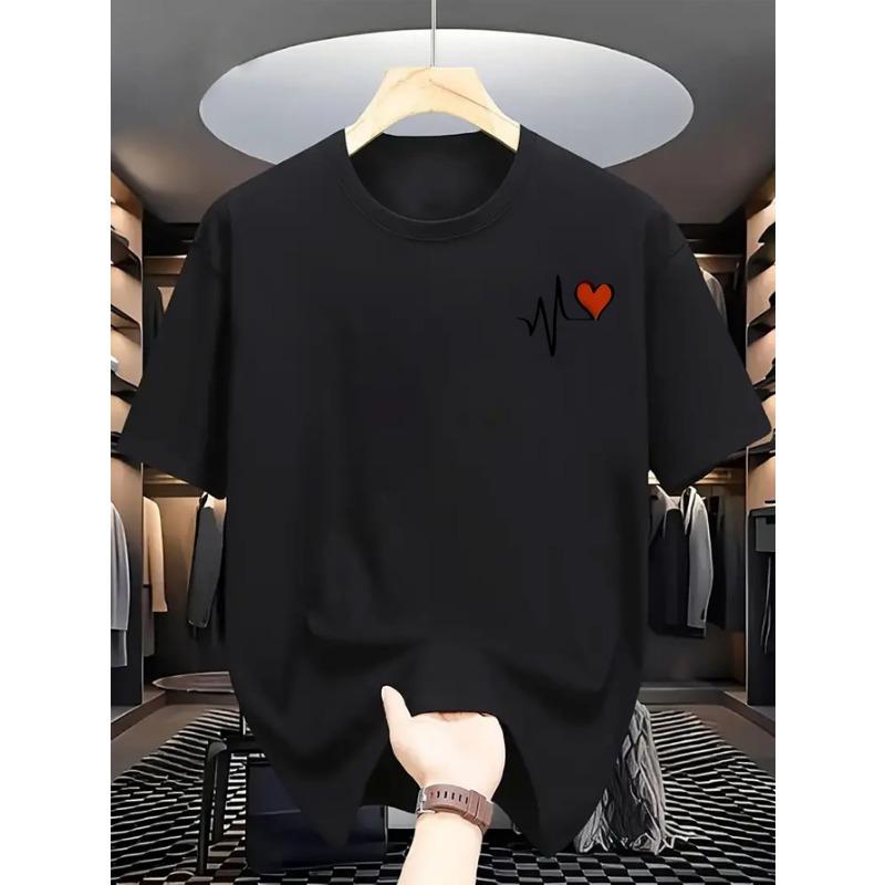 New Summer Men's T-Shirt, Street Casual Fashion, Simple, Soft and Comfortable, Breathable