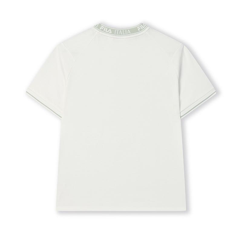 New FILA Regular T Shirt Women's Cloud White F11W523108F-WT