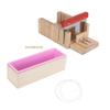 Soap Making Tools Set DIY HandMade Soap Cutter Rectangular Mold Accessory for Home(1200ml )