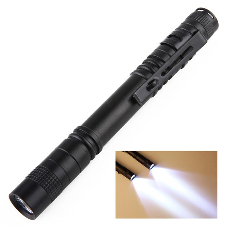 Pocket Torch Powerful Led Lantern Aaa Battery For Camping Hunting Portable Mini Pen Led Flashlight Waterproof Pen Light