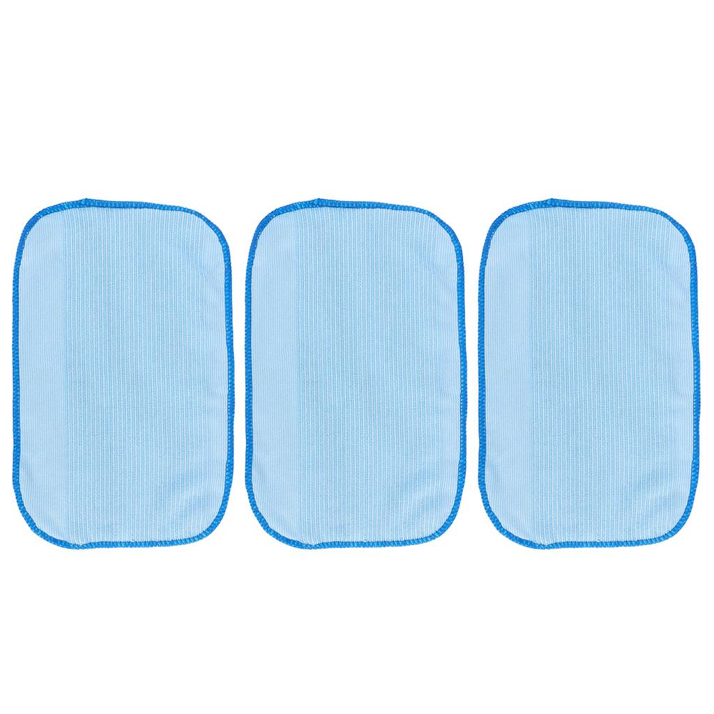 3pcs Wet Fiber Mopping Cloths Mop Pads Fits for Braava 321 380 320 380t Floor Cleaning Machine