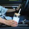 Silicone Water Drinking Tumbler Bamboo Lid Iced Coffee Glasses Cute Breakfast Mug  Drinkware