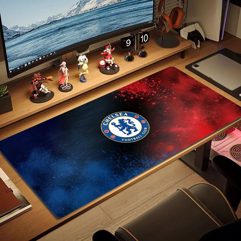 Chelsea F Large Size Mouse Pad Large Gaming Table Cushion Non-slip Laptop Tablet Big Mousepad XXL Mat Mini PC Playmat With Lock edge