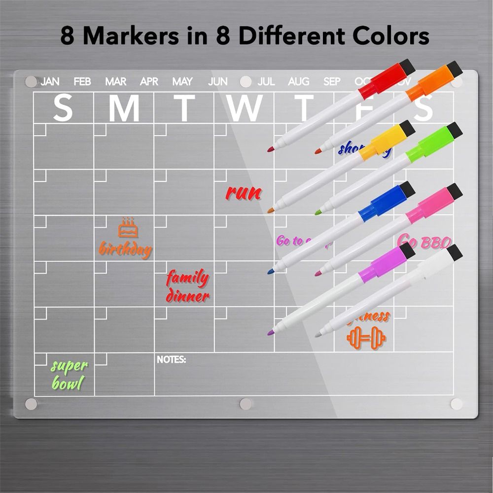 Acrylic Acrylic Dry Erase Board Magnetic Magnetic Acrylic Dry Erase  Kitchen Organization