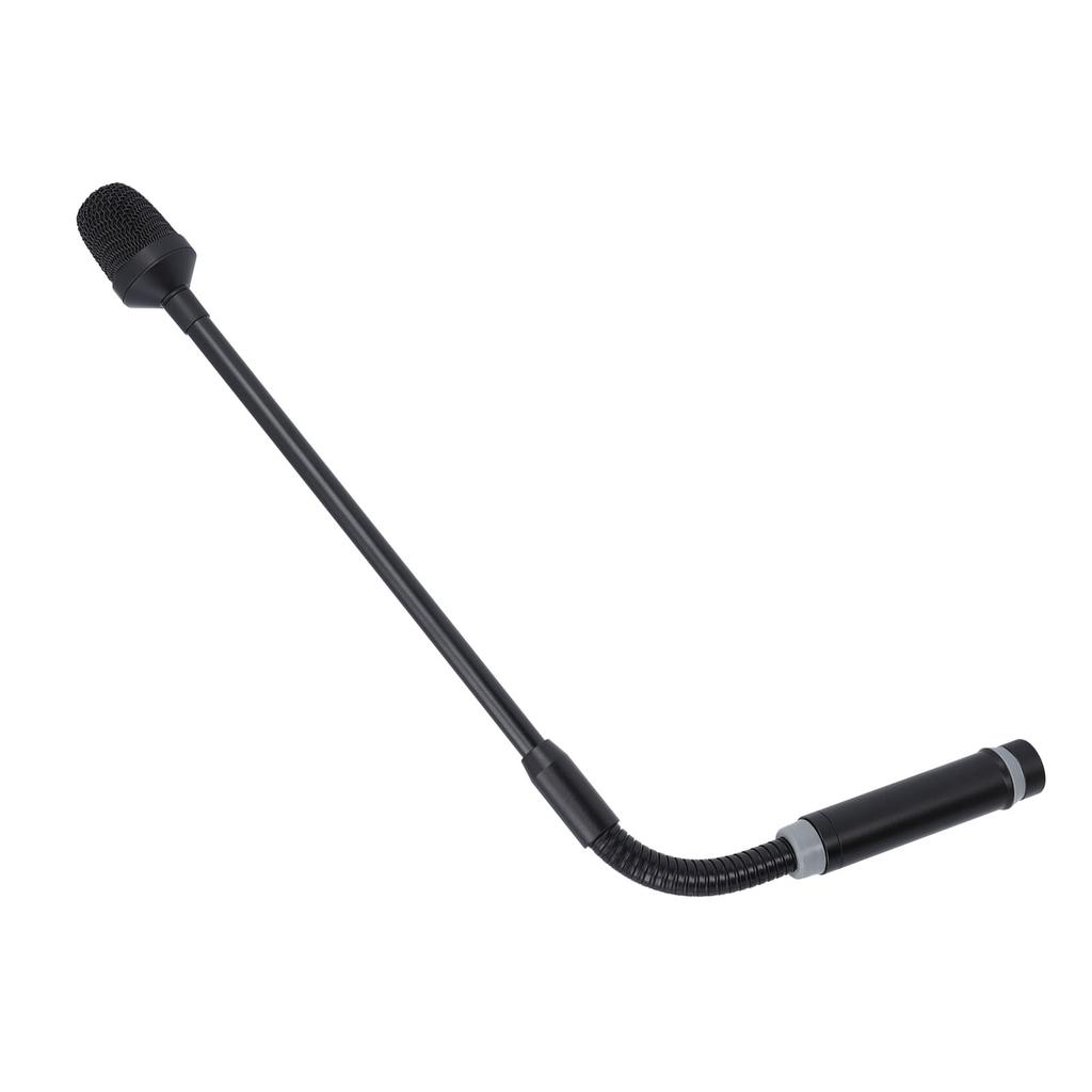 Dynamic Gooseneck Microphone 3 Pin XLR Male Adjustable Hose Professional Gooseneck Mic for DJ Mixer