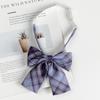 Unisex Preppy Karomuster Japanische Schuluniform Fliege