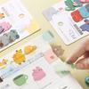 Cute cartoon animal alien index stickers, student notes, comments, categorized tags, sticky notes, stickers