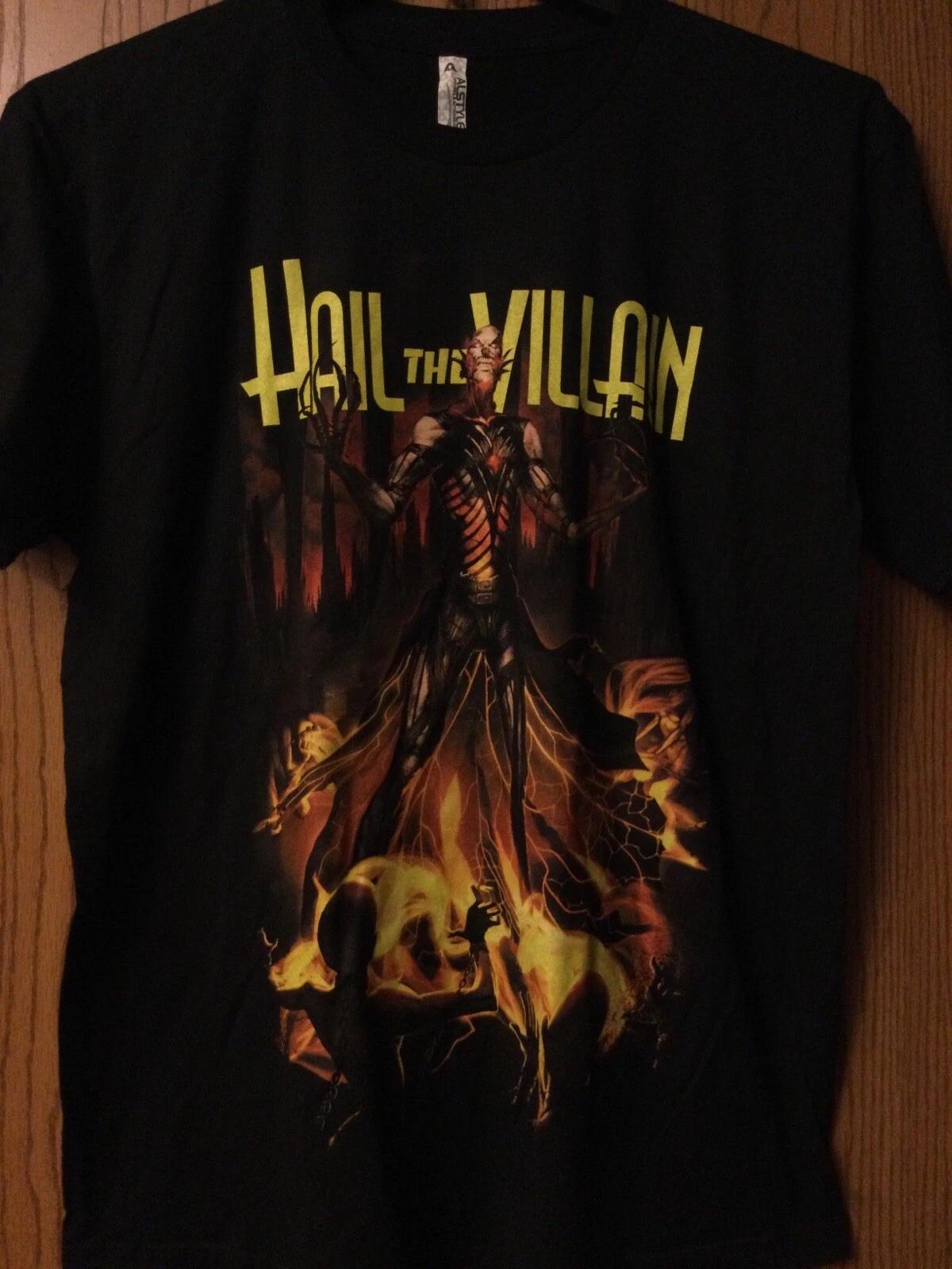 Hail The Villain - Canadian Hard Rock Band From Ontario - Black Shirt - L - AAA L