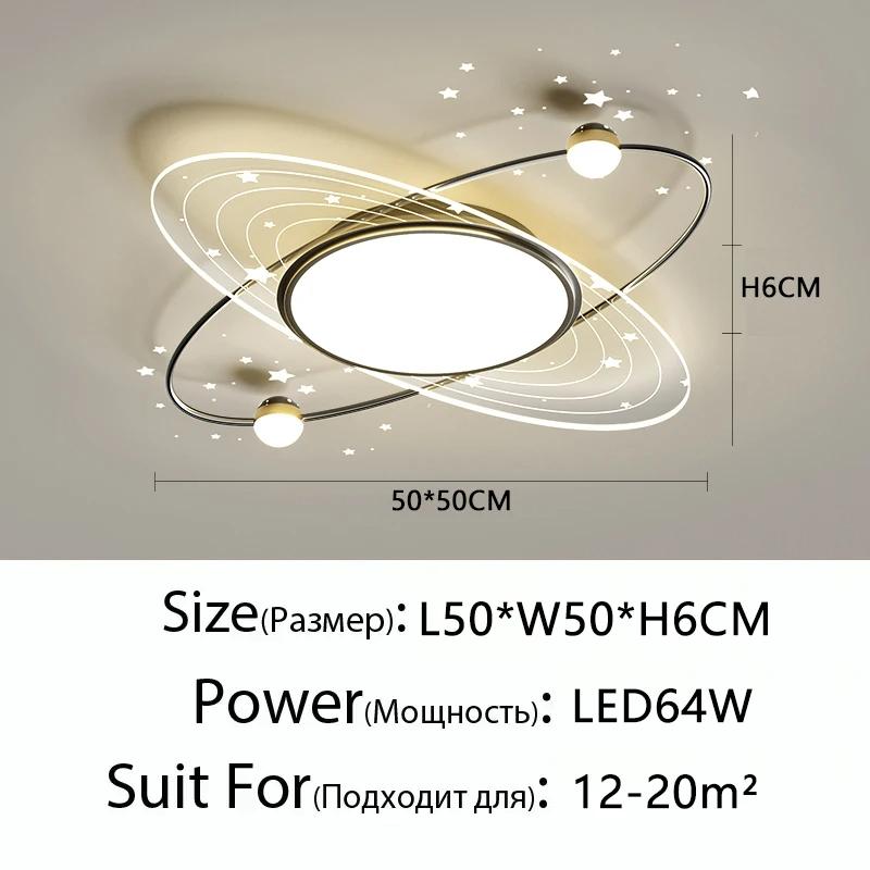 Modern Simple LED Ceiling Lamp Home Decor Bedroom Study Fixture Creative Dining Living Room Lights Children's Room Chandelier