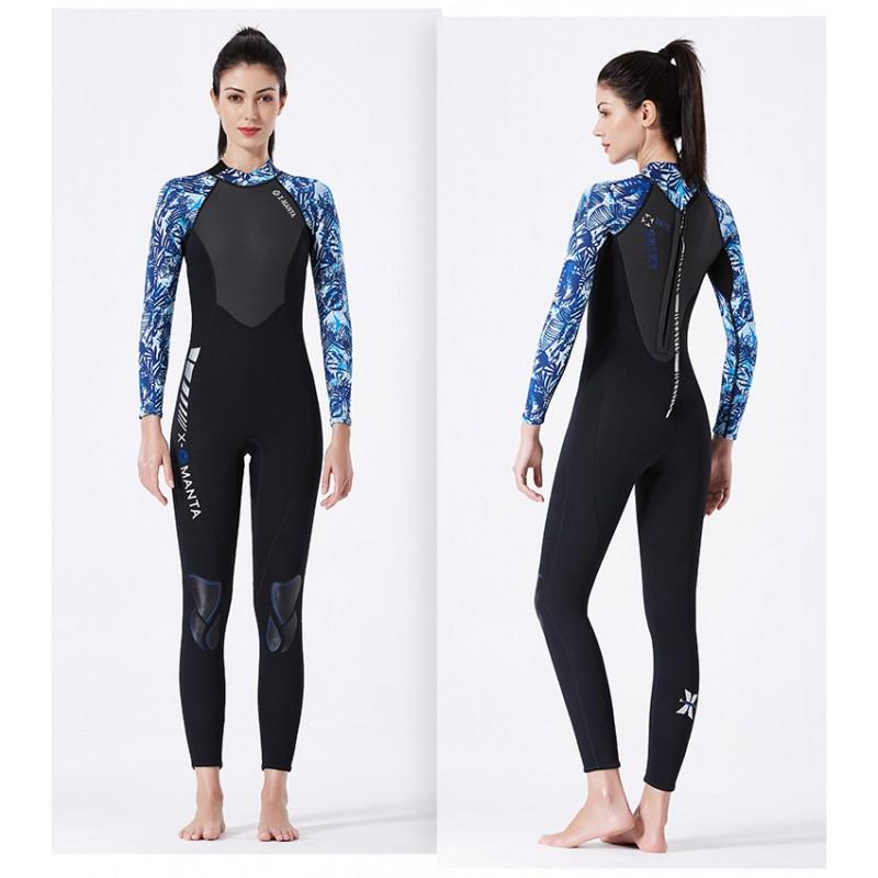 3mm Full Body Wetsuit Men Women Snorkeling Surfing Diving Swimming Thermal Warm Water Sport Gear