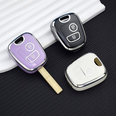 TPU Car Remote Key Case for Citroen C1 C4 For Peugeot 106 107 206 207 306 307 Car Accessories