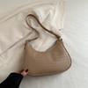 Woven underarm bag small bag tide 2025 spring shoulder messenger bag student dumpling bag minimalist women's bag