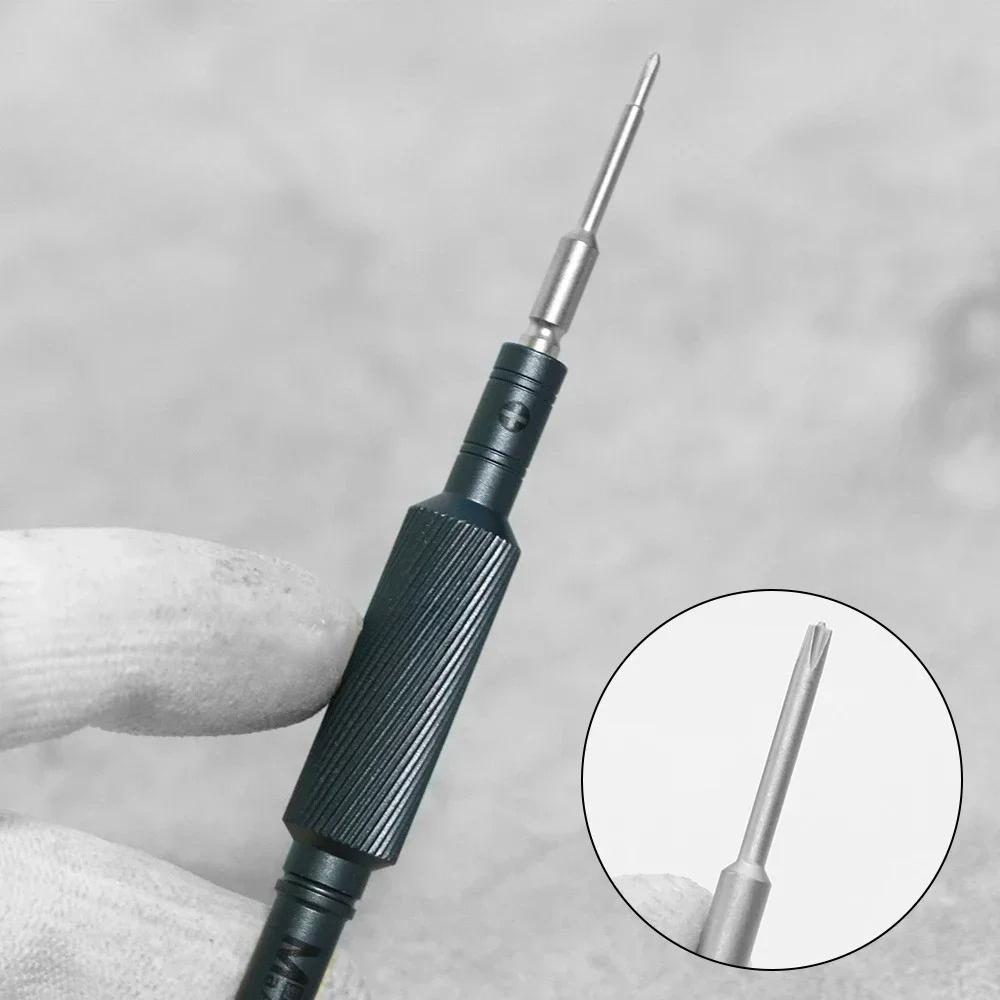 MaAnt MY-901 Precision Screwdriver 6in1 Screwdriver Set T2 Y0.6 Torx 0.8mm Hex T2 for iPhone Disassembly Phone Repair Tools Kit