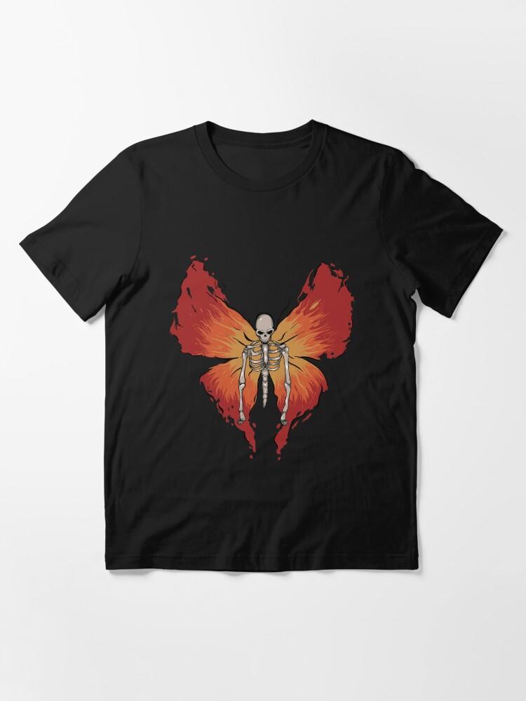 

Skeleton Butterfly Essential TShirt 2026 Summer Men Women Luxury Fashion Casual Pure Cotton Oversized Tshirt Street Wear Y2K M