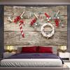 Frohe Weihnachten Wandbehang Hippie Heimdekoration Hintergrund Stoff großformatiger Wandteppich Böhmische Dekoration Reisematratze