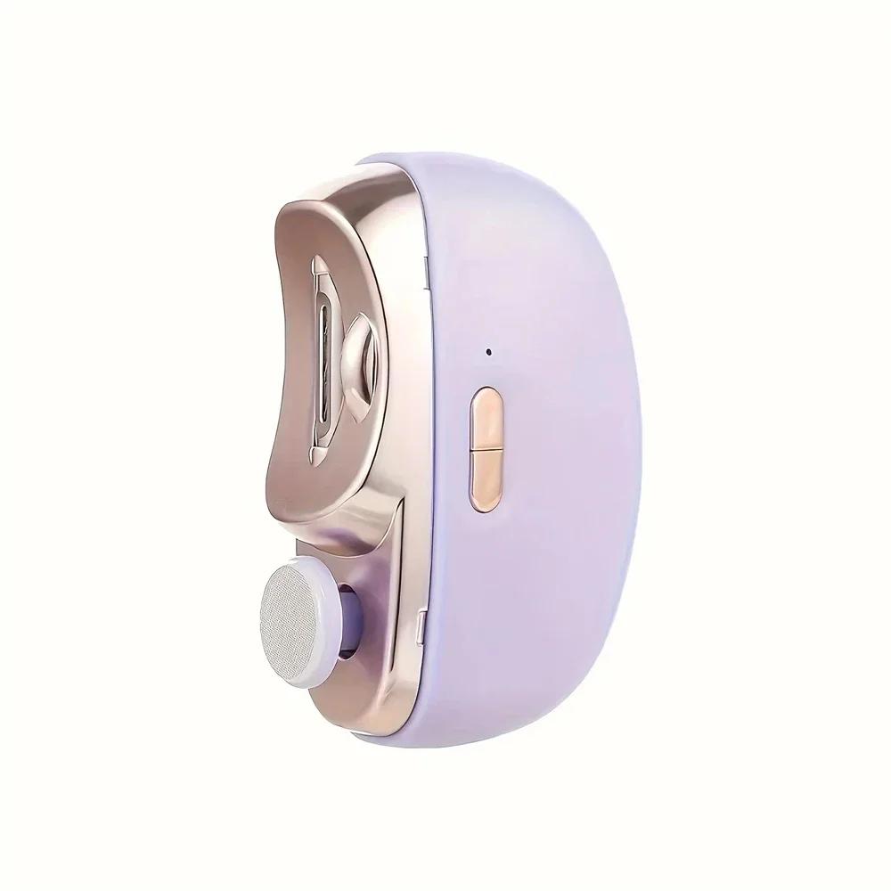 Elektrischer Nagelknipser Schleifen und Polieren mit Licht Automatischer Nageltrimmer Wiederaufladbarer Nagelschneider Maniküre für Baby Erwachsene