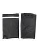Heavy Duty 210D Oxford Fabric Firewood Log Hoop Cover with Zipper for 40 Inch Wood Storage Holder Windproof Adjustable Buckles