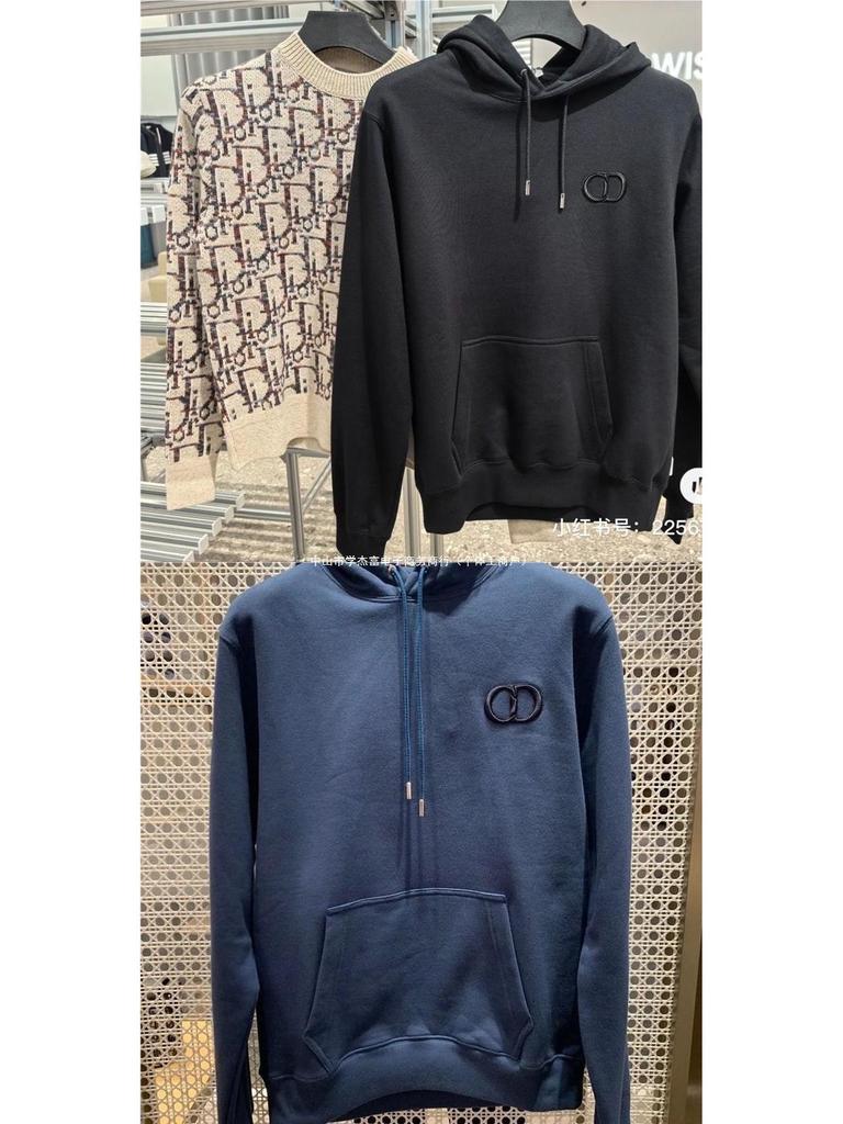 Autumn/Winter European Style Embroidered Hoodie, Unisex Casual Loose Fit Fleece Top