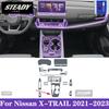 For Nissan X-TRA 2021-2023 Car interior Center console transparent TPU Paint protective film Anti scratch sticker LCD scree PPF