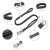 Nylon reflective multi-functional retractable Reflective Shock Absorbing Pet Running Training Large Dog Leash Car safety buckle