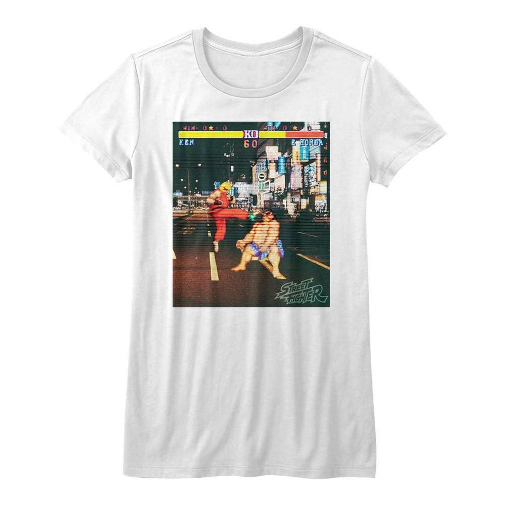 Street Fighter Real Street Fighter White Junior Women s T-Shirt Unisex T-Shirt XXL