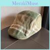 Plush Retro Newsboy Cap With Short Brim And Grid Design Fit For Autumn Fashion