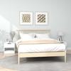 VidaXL Bedside Tables 2 Pcs White Engineered Wood 811251