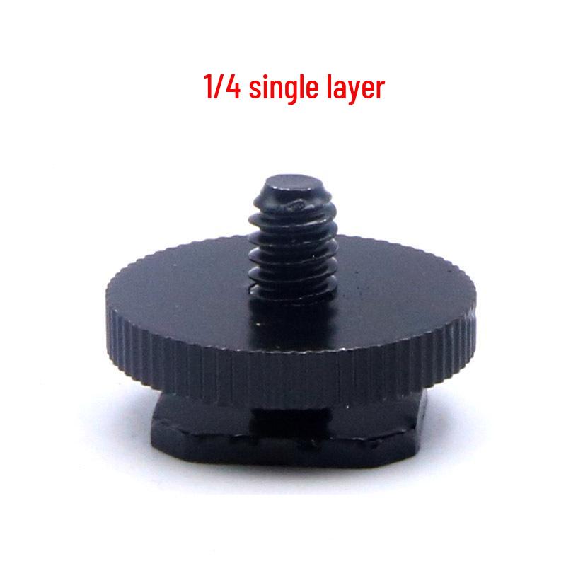 Kamera-Handy-Befestigungshalterung mit Blitzschuh (Heiß/Kalt), 1/4" Schraube Kugelkopf 3/8" Konvertierung für DSLR-Blitzschuh, 58