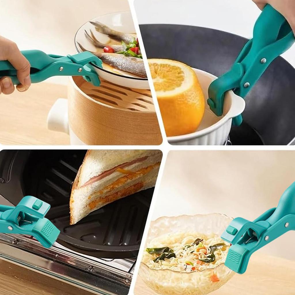 Anti-Scald Hot Plate Gripper, Non-Slip Silicone Tongs For Oven Microwave Cooking And Serving Bowls Drop shipping