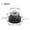 1 ud. Engranaje Recto 1.5M 15T/16T/18T Acero al Carbono 45# Templado por Alta Frecuencia Rueda Dentada Tamaño del Agujero 5/6/6.35/7/8/10/12 mm