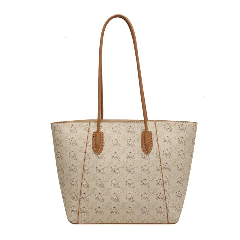 Kadınlar için Tote Çanta Büyük Kapasiteli Çalışma PU Deri Kova Çanta Tasarımcı Satchel Hobo Omuz Çantaları