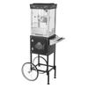 Popcorn Machine with Cart Popcorn Popper Maker 800W 0.2kg Kettle Black