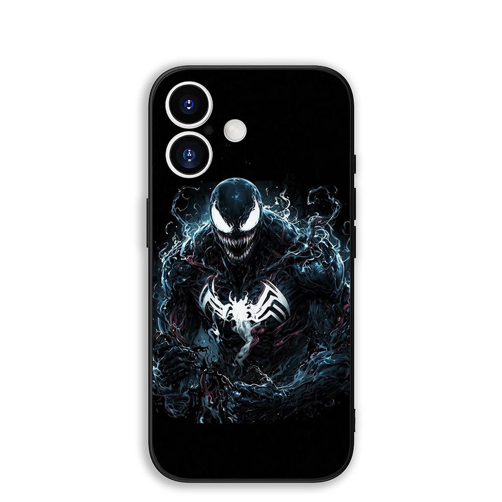 For Motorola Moto G86 G57 G67 G24 G15 G54 Power G13 G14 G34 G35 G45 G60 G53 G55 G64 G75 G72 Phone Case Venom Marvel Spider Man