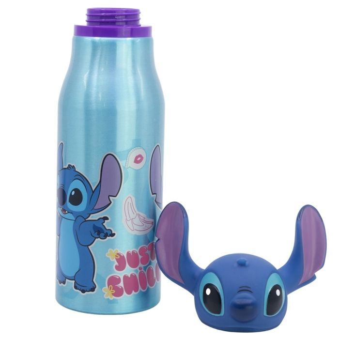 Disney Stitch - Bouteille En Aluminium Avec Bouchon 3D 690 Ml